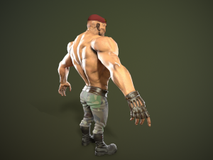 soldier of the soviet army free low-poly 3D Model