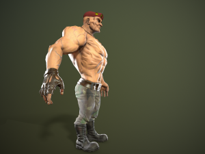 soldier of the soviet army free low-poly 3D Model