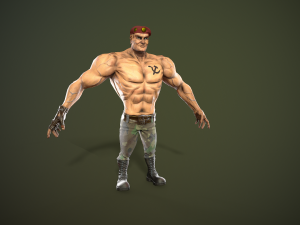 soldier of the soviet army free low-poly 3D Model