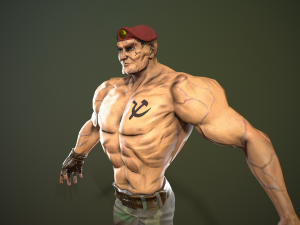 soldier of the soviet army free low-poly 3D Model