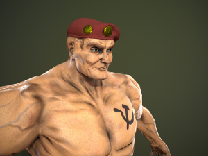 soldier of the soviet army free low-poly 3D Model