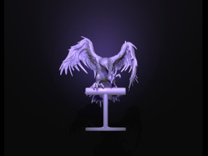 Raven printready 3d print model 3D प्रिंट मॉडल