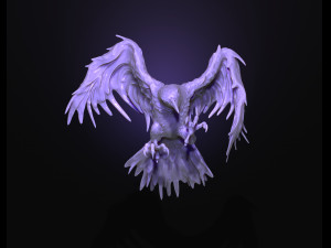 Raven printready 3d print model 3D 프린트 모델