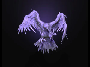 Raven printready 3d print model 3D Print Model
