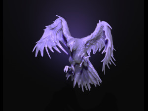 Raven printready 3d print model 3D 프린트 모델