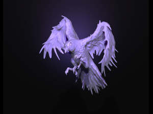 Raven printready 3d print model 3D 프린트 모델