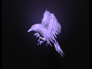Raven printready 3d print model 3D 프린트 모델