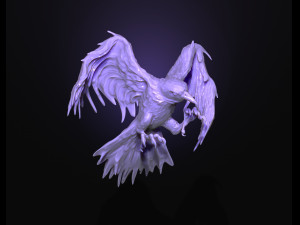 Raven printready 3d print model 3D 프린트 모델