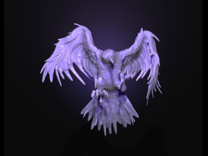 Raven printready 3d print model 3D 프린트 모델