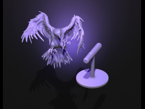 Raven printready 3d print model 3D 프린트 모델