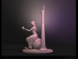high priestess - senior arcana tarot 3D Baskı Modeli