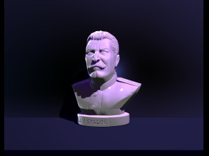bust of joseph stalin 3D 打印模型