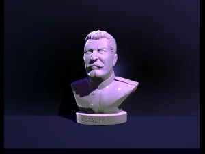 bust of joseph stalin 3D Print Model