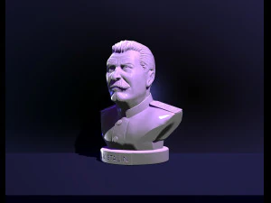 bust of joseph stalin 3D Print Model