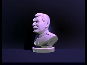 bust of joseph stalin 3D Print Model