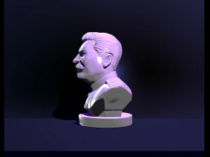 bust of joseph stalin 3D Print Model