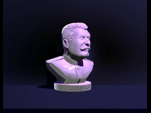 bust of joseph stalin 3D Print Model