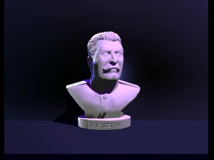 bust of joseph stalin 3D Print Model