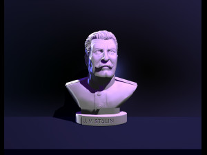 bust of joseph stalin 3D 打印模型