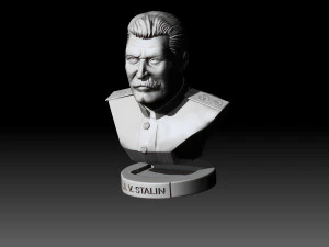 bust of joseph stalin 3D Print Model