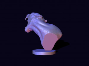 Bust of a lioness Modelo de Impressão 3D