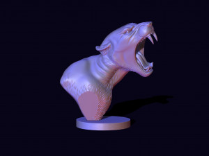 Bust of a lioness Modelo de Impressão 3D
