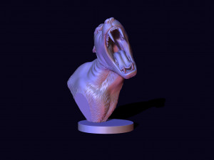 Bust of a lioness Modelo de Impressão 3D