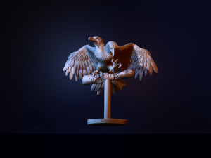 Double-headed eagle 3D प्रिंट मॉडल