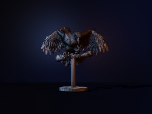 Double-headed eagle 3D प्रिंट मॉडल