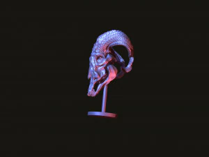 Printready goat skull 3d print model 3D Print Model