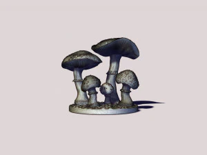 Printready mushroom amanita 3d print model 3D Print Model