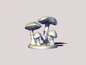 Printready mushroom amanita 3d print model 3D Print Model