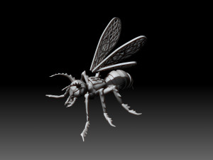 Wasp printready 3D Print Model