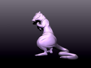 Printready rat 3d print model Model Cetak 3D
