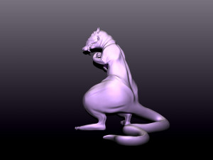 Printready rat 3d print model Model Cetak 3D