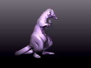 Printready rat 3d print model Model Cetak 3D