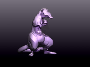 Printready rat 3d print model Model Cetak 3D