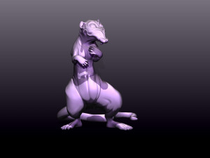 Printready rat 3d print model Model Cetak 3D