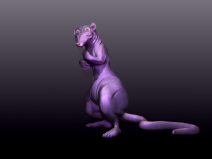 Printready rat 3d print model Model Cetak 3D