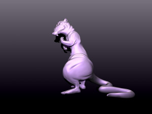 Printready rat 3d print model Model Cetak 3D