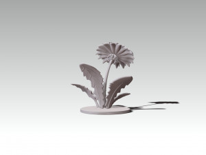 Printready ladybug and flower 3d print model Model do druku 3D
