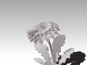 Printready ladybug and flower 3d print model Model do druku 3D