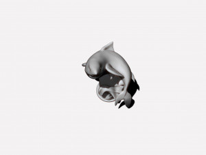 Printready shark 3D Print Model