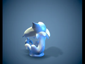 Printready shark 3D Print Model