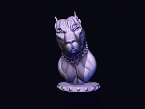pitbull printready 3D Print Model