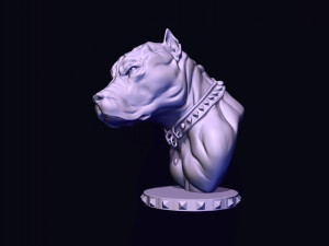 pitbull printready 3D Print Model