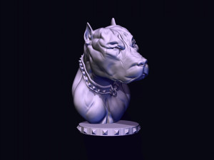 pitbull printready 3D Print Model