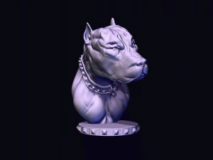 ピットブルプリントレディ 3Dプリントモデル