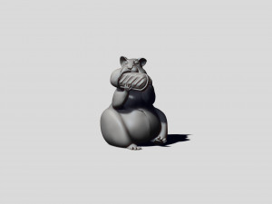 printready hamster 3d print model Modelo de Impressão 3D