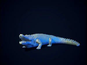 Crocodile printready 3D Print Model